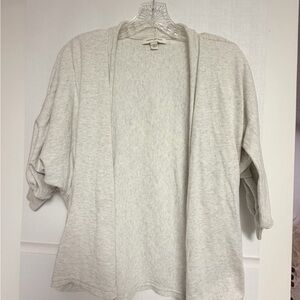 Banana Republic Light Gray Open Cardigan